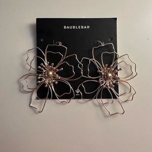 Baublebar Blossom Drop Earrings Gold